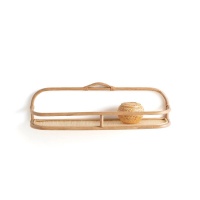 Полка Настенная из бамбука Malu единый размер бежевый LA REDOUTE INTERIEURS  фото, kupilegko.ru